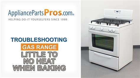 why won't my gas stove oven heat